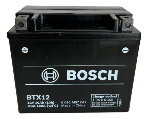Bateria Gel Bosch Btx12 Sellada Cod Ytx12-bs Motos