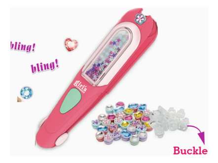 Kit Bijou 4 En 1 Pulseras X 2 + Trenzador + Aplicador Gemas