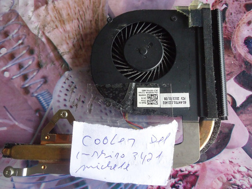 Cooler Do Processador Para Notebook Dell Inspiron3421