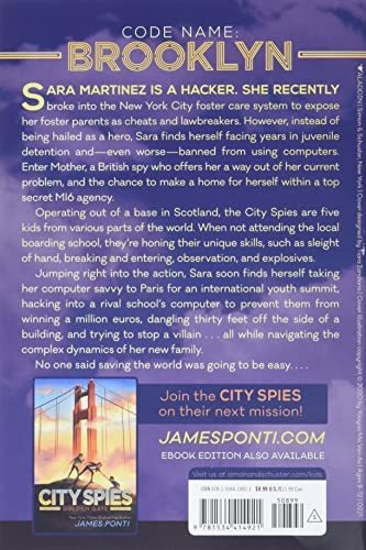 City Spies (1), De Ponti, James. Editorial Aladdin, Tapa Blanda En Inglés, 2021