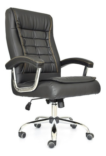 Sillón Gerencial Modelo Q-930 Cuero - Detalle De Costura