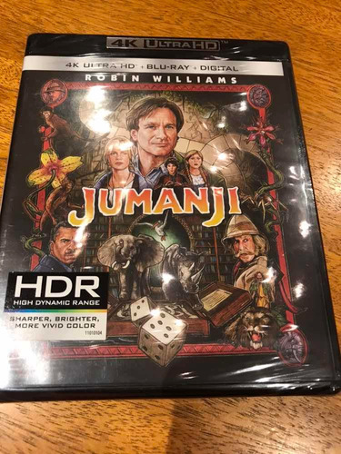Jumanji Ultra Hd Bluray 4k Nuevo Sellado