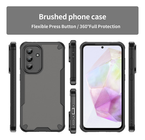 For Samsung Galaxy A56 Funda Case Silicona Rudo Uso Translúcida