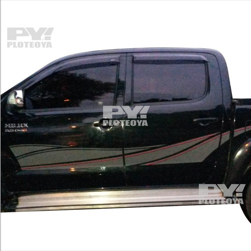 Calco Franjas Toyota Hilux 4x4 4x2 - Calcomania Ploteoya!