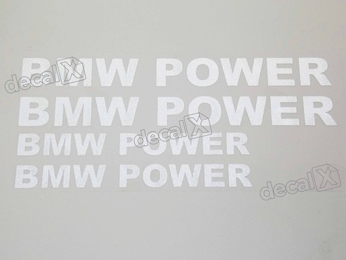 Adesivos Centro Roda Refletivo Moto Bmw Power Rd6