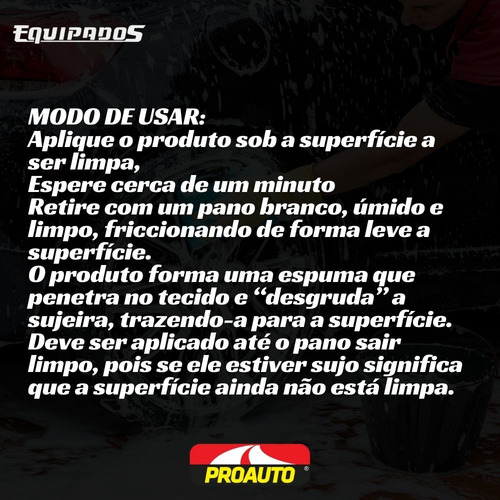 Produto Para Limpar Sofá E Banco Do Carro Espuma Mágica 3un