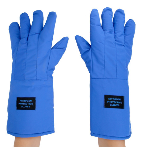 Guantes Criogénicos De 38 Cm De Largo, Impermeables, De Baja