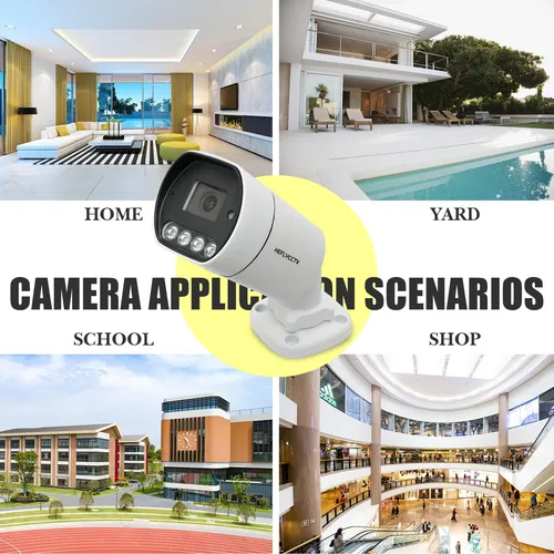 Heflycctv Cámara Analógica Tipo Bala De Seguridad De 5 Mp 4