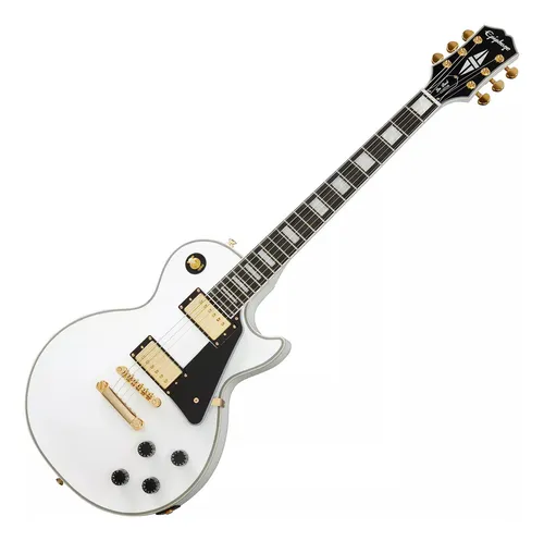 【Sk】Epiphone Les Paul CUSTOM ホワイト Epiphone Les Paul Custom Alpine White | MercadoLivre