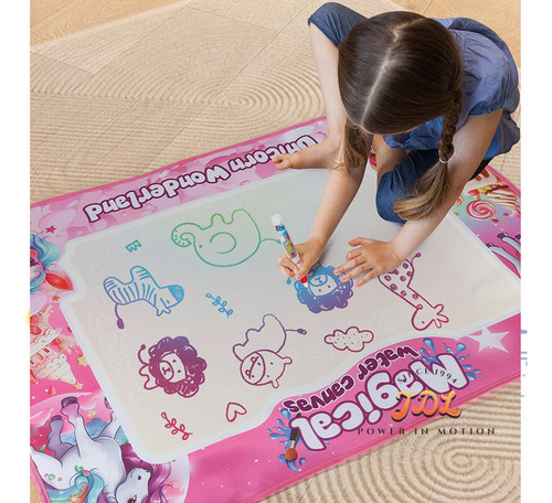 Lienzo De Grafiti Colorido Para Niños, Grande, Lavable,