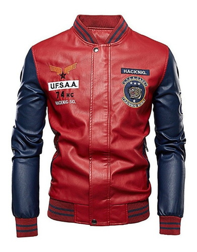 Chaqueta De Hombre De Moda De Uniforme De Béisbol De Pu