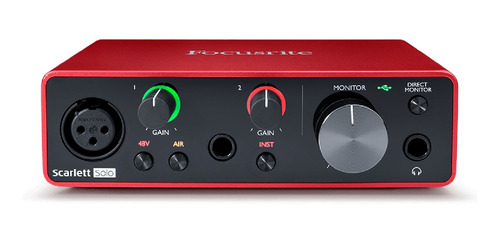 Interface De Audio Focusrite Scarlett Solo 3.º.ª Generación 