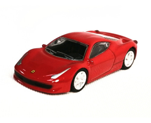 Miniatura Diecast 1/100, Ferrari 458 Italia 2009, Rojo