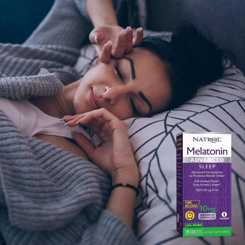 Imagen 5 de 5 de Melatonina Advanced 10 Mg | Liberación Prolongada | 75 Tabs