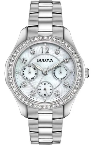 Reloj dama online bulova cristales swarovski