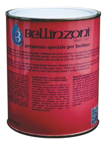 Pasta Polimento Preta - Cera De Bancada Bellinzoni - 1300g