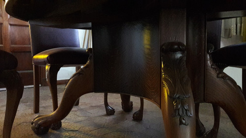 Mesa Estilo Chippendale Con 6 Sillas! Grand Bourg