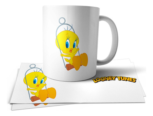 Piolin Tweety Silvestre Looney Tunes Taza Tu Propio Estilo 1