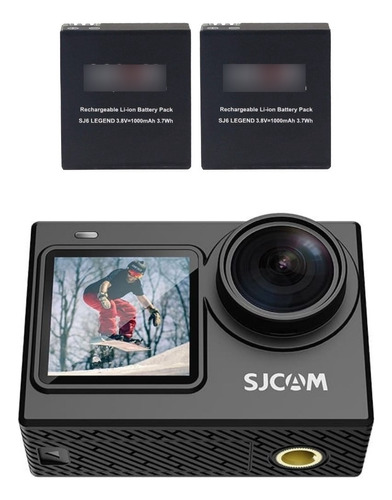 Pack Cámara Sj6 Pro Sjcam Más 2 Baterías 24mp 4k 60 Fps 