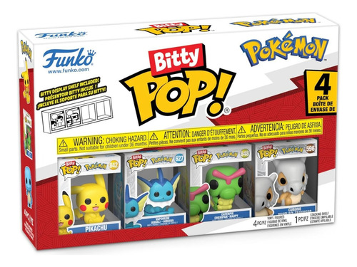 Funko Pop Bitty Pokemon - Pikachu 4 Pack