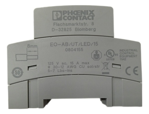 Eo-ab/ut/led/15 Toma Corriente 0804155 Phoenix Contact
