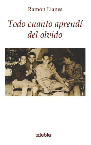 Todo cuanto aprendÃÂ del olvido, de Llanes, Ramón. Editorial Editorial Niebla, tapa blanda en español