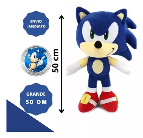 Sonic Filme Pelucia Boneco Grande - Pelúcia - Magazine Luiza