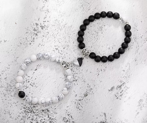 Pulseras Para Parejas Con Imán Corazón Regalo San Valentín