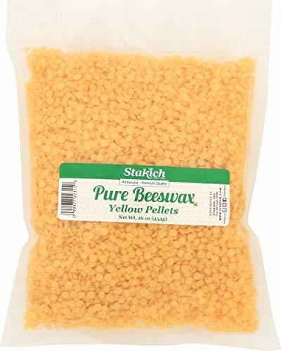 Cera De Abejas Amarilla Stakich - Calidad Premium (1 Lb)