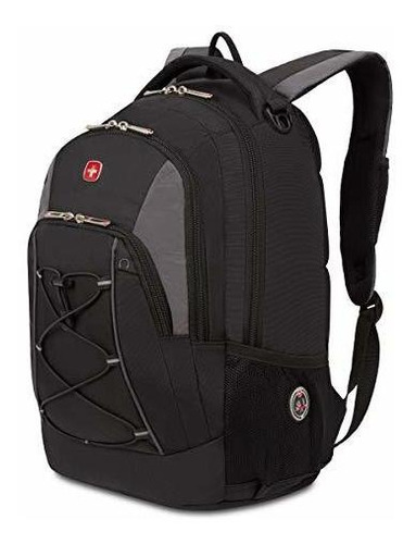 Mochila Elástica Swissgear 1186, 17 , Negra/gris