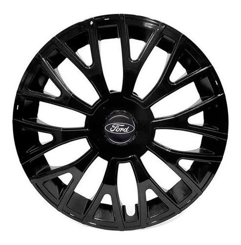 Imagem 2 de 9 de Jogo Calota Ford Ka 2019 Aro 14 Esportiva Black 2020 2021
