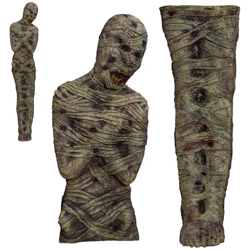 Halloween Zombie Mummy Cocoon Full Body, 5.4ft Latex Mu...