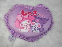 Comprar Almohada De Corazón Kuromi Y My Melody Sanrio Importado 