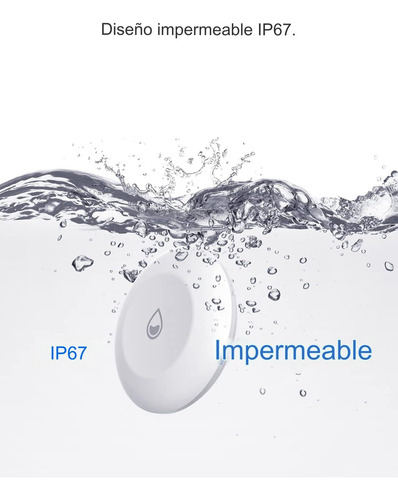 Sensor De Humedad - Fuga Agua Ezviz T10c Zigbee Inalámbrico