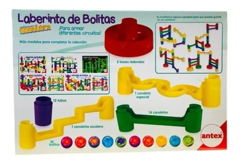 Imagen 4 de 6 de Laberinto De Bolitas Escalera Antex Playking
