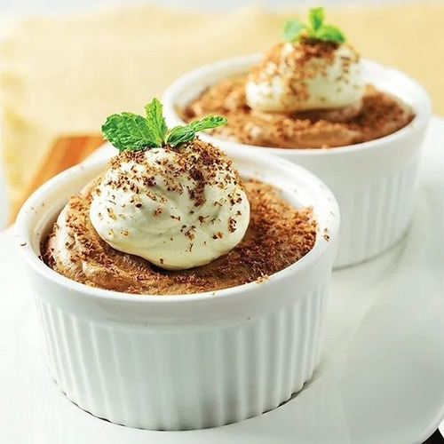 Ramequim Pote 320ml 11x5cm Porcelana Forno Suflê Molho