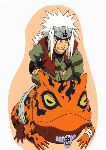 Mini Cojin Jiraiya Chiquito - Cojin De Anime Naruto