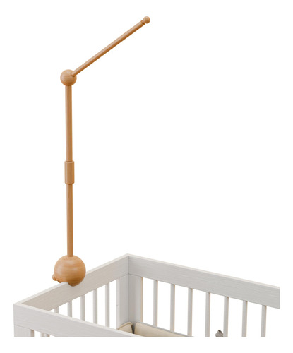 Brazo Móvil Ajustable Para Cuna De Bebé 100% Madera