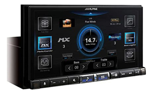 Autoestéreo Alpine De Pantalla Flotante Ilx-507 Ilx 507