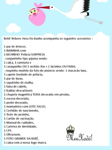 Imagem 9 de 10 de Bebê Reborn 53cm Realista Verdade Barato - 16 Itens