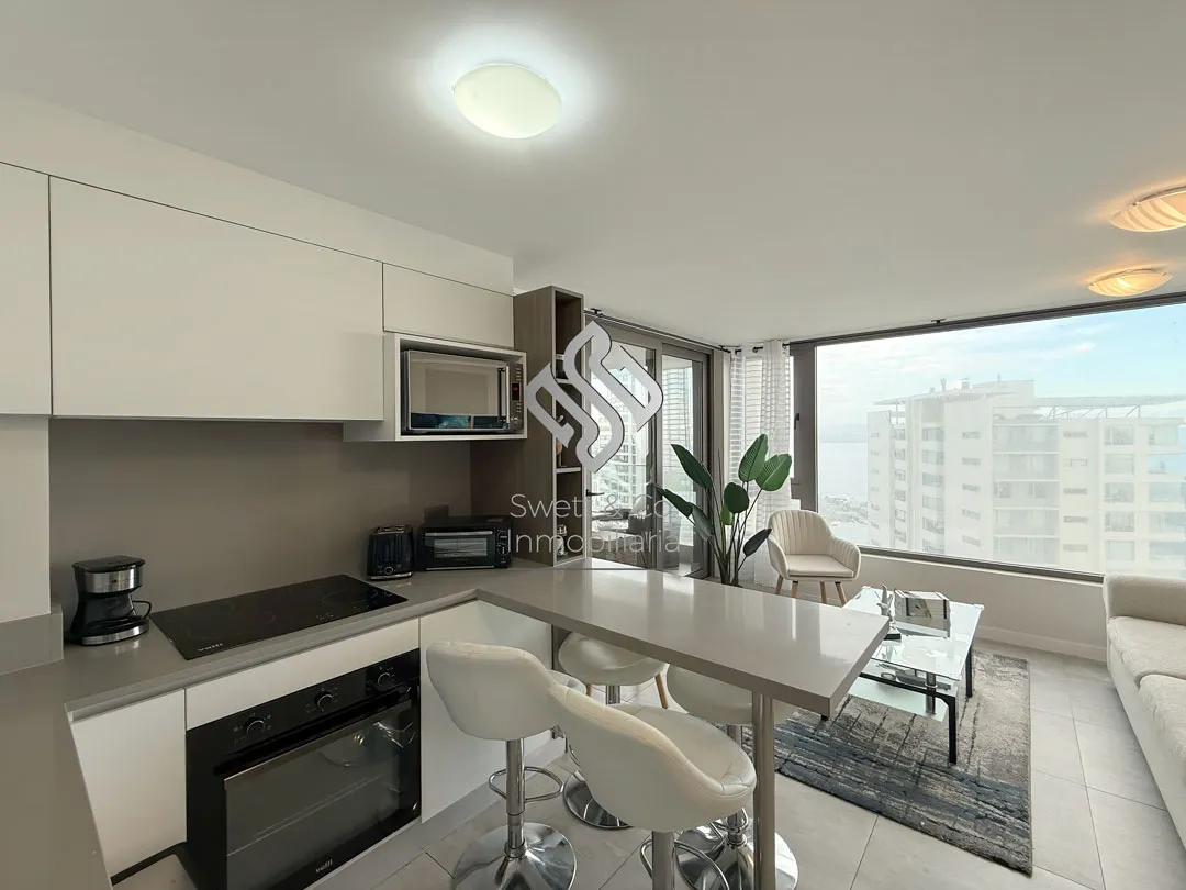 Imagen 3 de 21 de Departamento 2d/2b Con Terraza Y Vista Al Mar Reñaca Norte