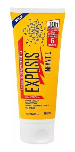 Repelente Exposis Infantil C/ Icaridina Gel 100ml