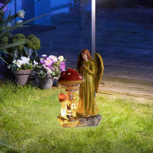 Figuras De Resina De Estatua De Seta De Ángel, Escultura