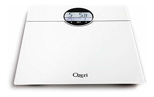Báscula De Baño Digital Ozeri Weightmaster De 400 Libras Con