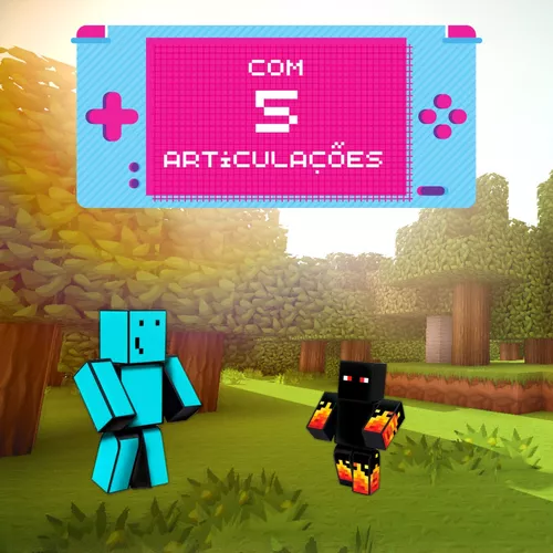 Kit Exclusivo: Boneco Athos Minecraft Articulado e Boneco Geleia Streamers  Pelúcia - Diversão Garantida com a AK Solutio - Ask Solutions - Boneco  Minecraft - Magazine Luiza