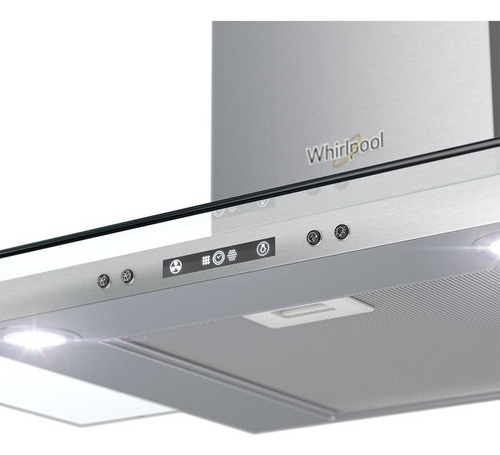 Campana De Pared Whirlpool 90 Cm Whw9915s Color Plateado