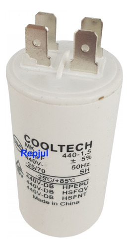 Capacitor Marcha Aire Acondicionado 4mf Repjul Refrigeracion