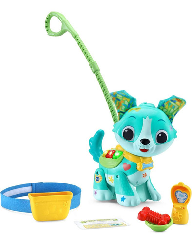 Vtech Let's Go Rescue Pup, Mascota Interactiva Ingles Color Agua