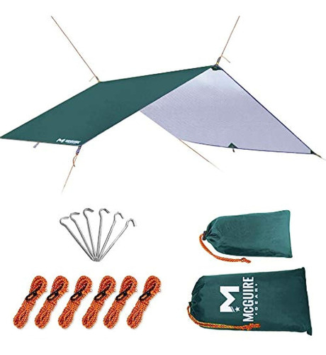 Carpa Impermeable Liviana Con Estacas Y Bolsa De Transporte,