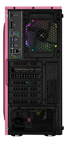 Xtreme Pc Gaming Amd Radeon Vega 7 Amd Ryzen 5 5600g 16gb Ssd 1tb Monitor 27 75hz Wifi Pink